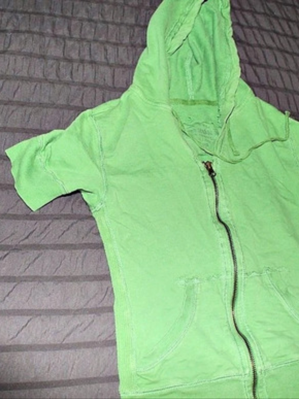 Arizona Girls Green Zip Hoodie Size Small Like New